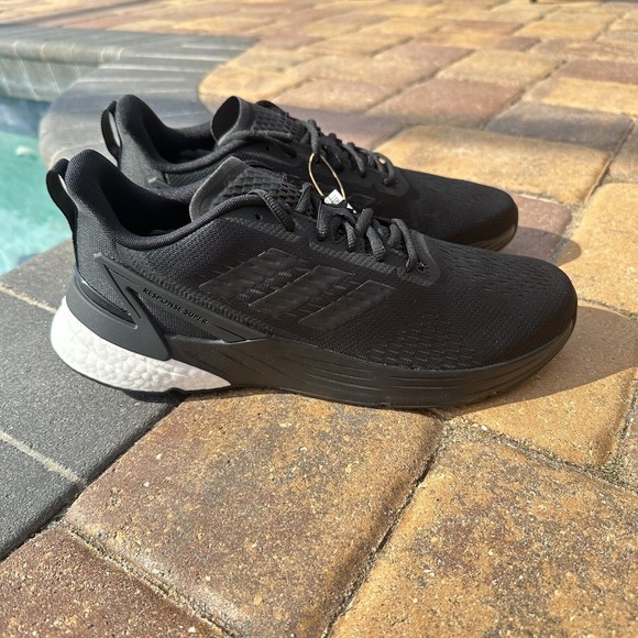 MEN\'S adidas Response Super Core Black Running Shoes FY6482